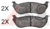 FORD USA 1L2Z2200AA Brake Pad Set, disc brake